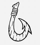 Hook Fish Hawaiian Clipart Drawing Clipground sketch template