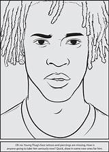 Rap Migos Rappers Colouring Printable Sadanduseless Drawings Easy Eatliver sketch template