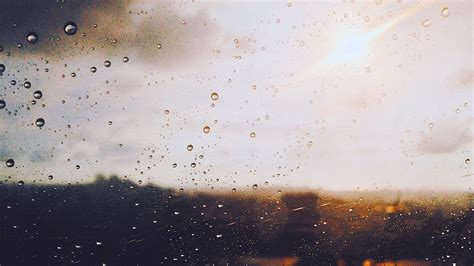 nj57 rain window day sunlight bokeh blue wallpaper