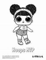 Glitter Lol Coloring Pages Hoops Mvp Surprise Doll Drawing Dolls Series Lotta Color Her Getdrawings Drawings sketch template