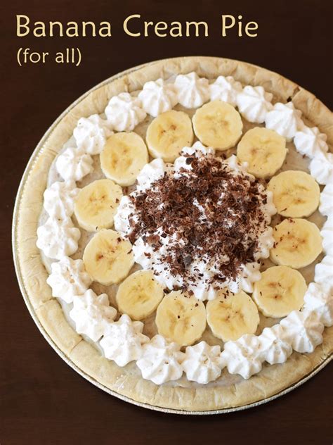 banana cream pie for all naturally dairy free gluten free