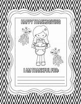 Coloring Pages Thankful Am Thanksgiving Kids Thesuburbanmom Mom Adorable Crazy Projects Little Happy Choose Board sketch template