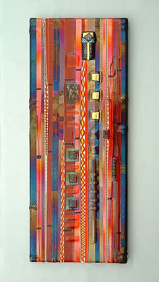 Sunset Coral Wall Panel By Mark Ditzler Art Glass Wall