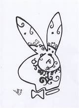 Playboy Tattoo Bunny Drawing Tattoos Commish Deviantart Getdrawings Drawings sketch template