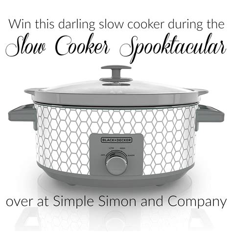 win  slow cooker   slow cooker spooktacular simple simon  company