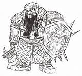 Dwarf Warrior Deviantart sketch template