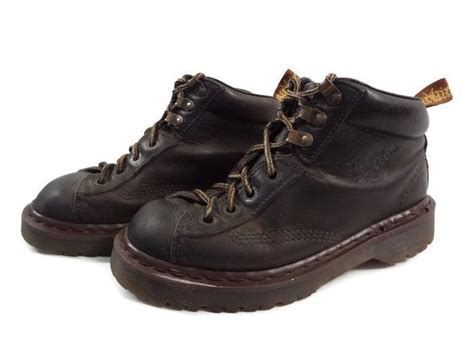 vintage dr martens hiking boots size  uk mens size   mens size   women
