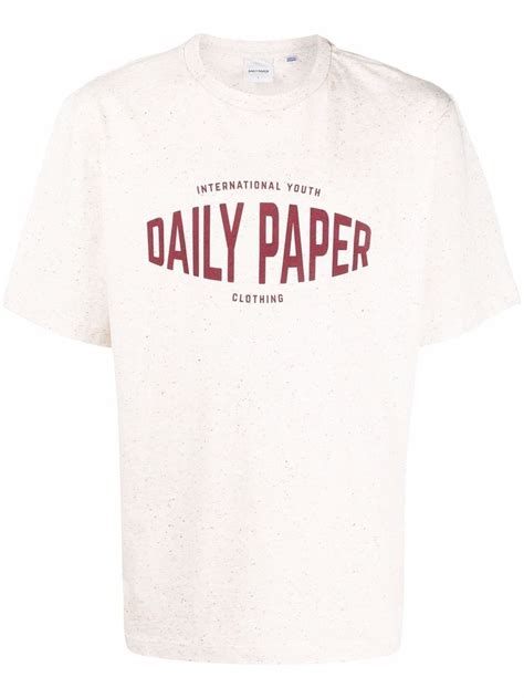 logo print crewneck  shirt daily paper eraldocom