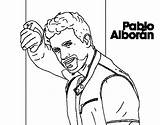 Coloring Pablo Singer Coloringcrew Alborán sketch template
