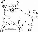 Bull Coloring Cartoon Color Pages Riding sketch template