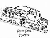 Coloring Pages Ford Template Yes F150 Truck Trucks sketch template