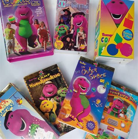 barney media lot   vintage barney vhs tapes classic collection poshmark