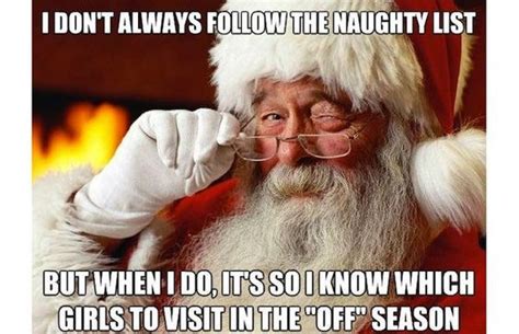 Naughty Santa List Is Full Bad Girls Santa Claus Is