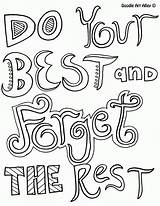 Coloring Pages Doodle Alley Quotes Popular sketch template