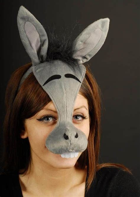 pin  lindsay forde  midsummer ideas donkey mask animal costumes