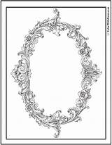 Coloring Adult Pages Frame Floral Printable Flowers Color Advanced Roses Colorwithfuzzy sketch template