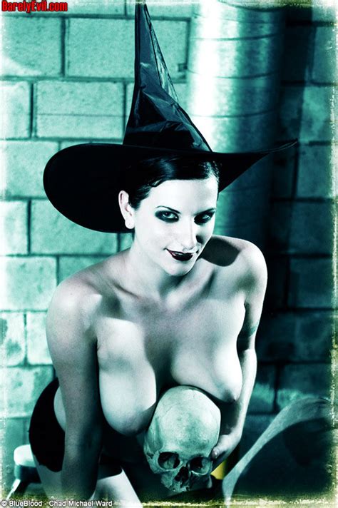 hot witch alsana sin posing in halloween shoot 1 of 1