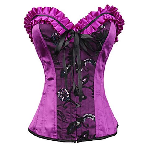 buy wholesale plus size sexy court purple corsets