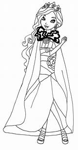 Ever After High Coloring Pages Cerise Hood Getcolorings Poppy Hair Popp sketch template