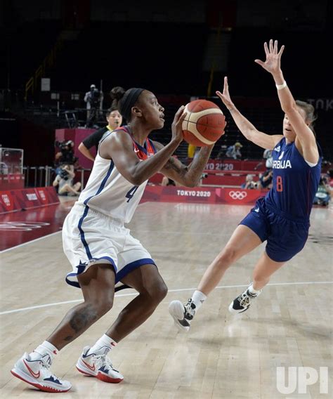 photo usa vs serbia women s basketball semifinal at the tokyo olympics
