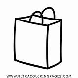 Compras Colorare Sacola Spesa Borsa Sacchetto Ultracoloringpages sketch template