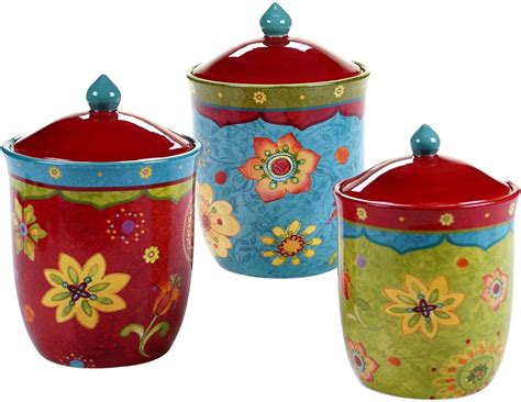 decorative  piece ceramic kitchen canister sets