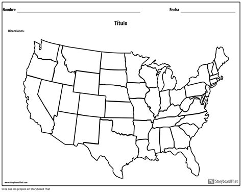 mapa de estados unidos sin nombres para imprimir en pdf 2021 images
