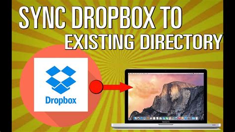 dropbox tutorial   sync dropbox  existing directory  computer youtube
