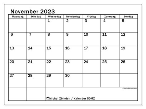 kalender november   michel zbinden nl