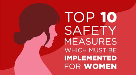 top 10 safety measures which must be implemented for women b pac
