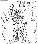 Liberty Statue Coloring Pages Myers Michael Drawing Cartoon Printable Kids Usa Print Getdrawings sketch template