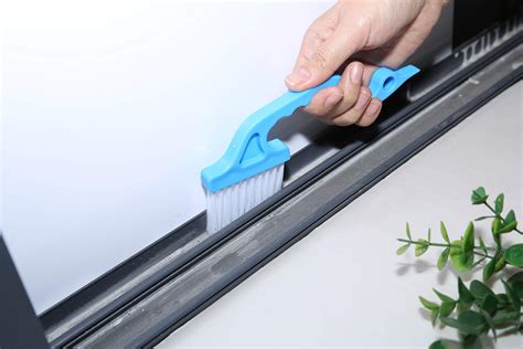 rienar pcs window track cleaning brushes hand held groove gap cleaning tools door track