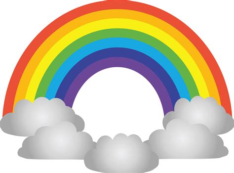 rainbow  clouds clipart    clipartmag