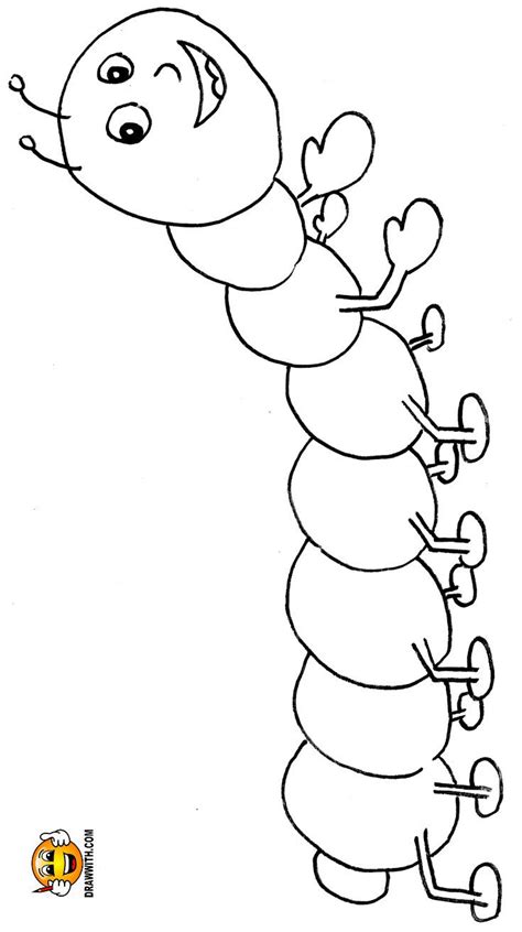 caterpillar coloring page  kids  includes  color