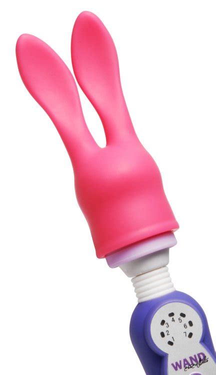 wand essentials silicone bunny attachment for small wand