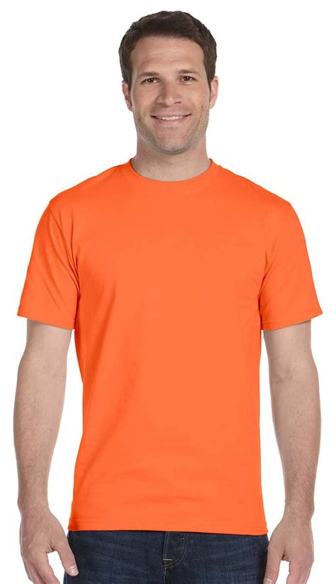 gildan gildan  dryblend  shirt orange  large walmartcom
