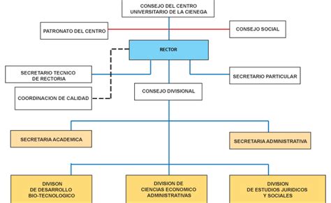 Organigrama Centro Universitario De La Ciénega