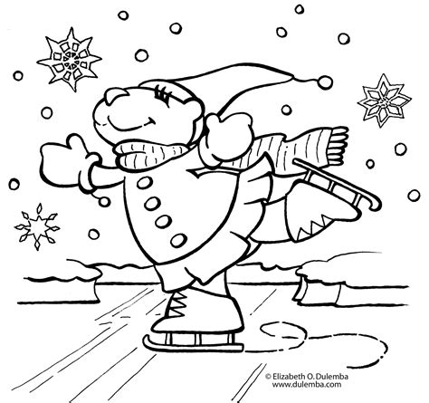 winter season coloring pages crafts  worksheets  preschool