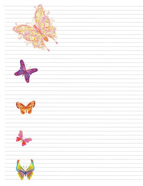 printable monarch butterfly stationery  jpg   formats