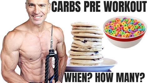 carbs before workout amount timing youtube