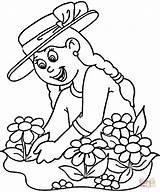 Coloring Pages Planting Flowers Plant Garden Kids Flower Printable Clipart Color Gardens Drawing Germination Getcolorings Colorings Popular Getdrawings Supercoloring Print sketch template