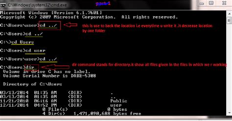 simplified computer science department basic commands  command prompt
