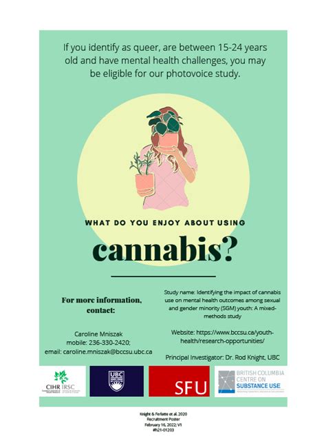 Sexual And Gender Minority Youth And Cannabis Use Bccsu