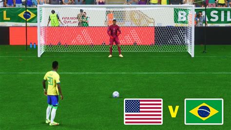 Usa Vs Brazil Penalty Shootout Fifa World Cup Final Fifa 23 Youtube