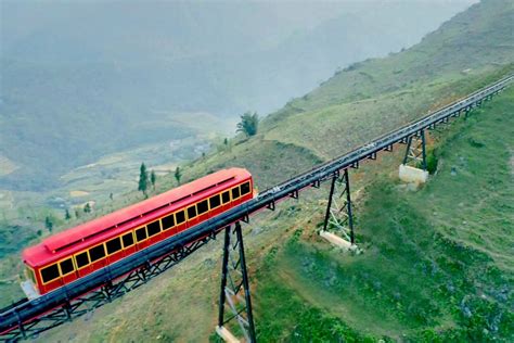 sapa fansipan mountain railway  officially  operation saigoneer