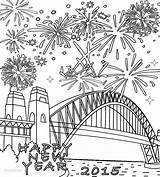 Coloring Fireworks Firework Pages Printable Kids Print Year Cool2bkids Choose Board sketch template