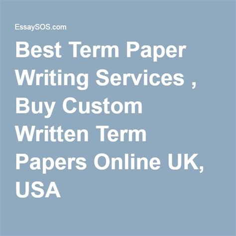 term paper writing services buy custom written term papers