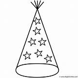 Hat Party Coloring Year Clipart Birthday Years Stars Cliparts Independence Leap Chinese Bigactivities Clip Hats Happy Library Pages Colour Canada sketch template