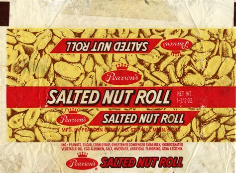 pearsons salted nut roll candy bar wrapper alternate flickr