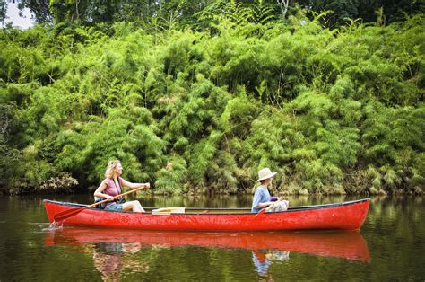 lake  river canoes
